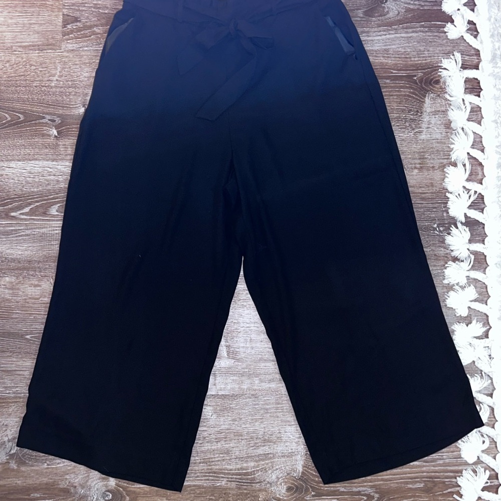 LC Lauren Conrad Black Wide Leg Pants